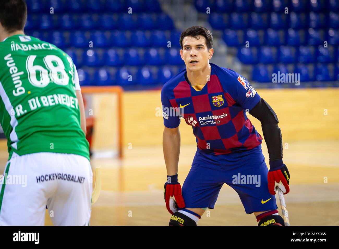 BARCELONA, SPAIN - FEBRUARY 11, 2020. Spanish OK League match between FCB  and Deportivo Liceo. Pablo Federico ALVAREZ VERA in action during the match  Stock Photo - Alamy