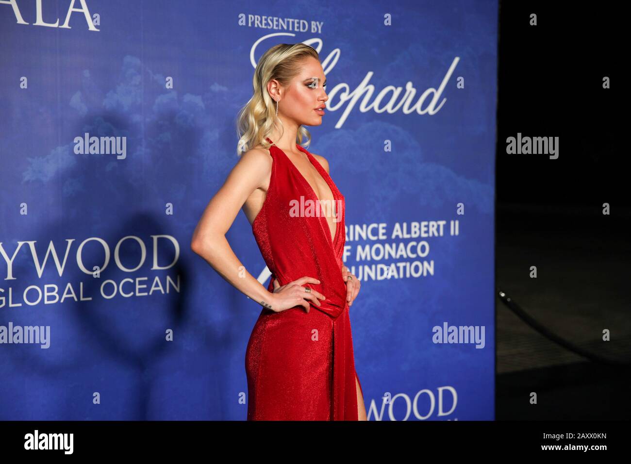 Model Meredith Mickelson attends Hollywood for the Global Ocean Gala at