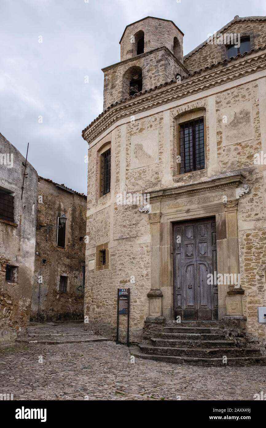 Old town of Genzano di Lucania. Basilicata, Italy Stock Photo