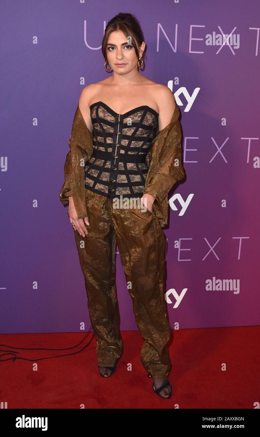 Yumna Marwan attends the SKY TV, Up Next Event at Tate Modern in London