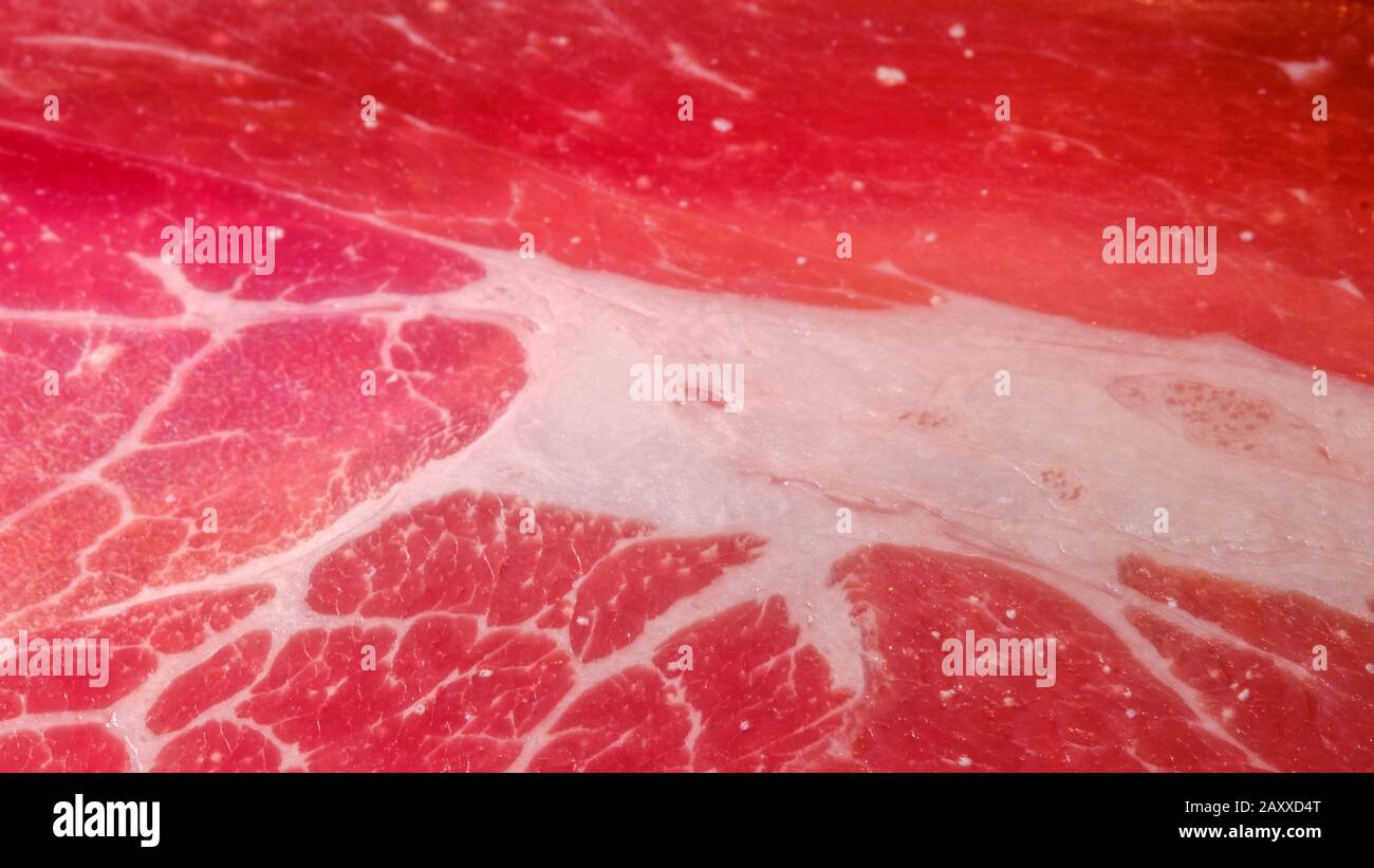 Antipasti of italian cured meat types. Closeup of delicious whole baked