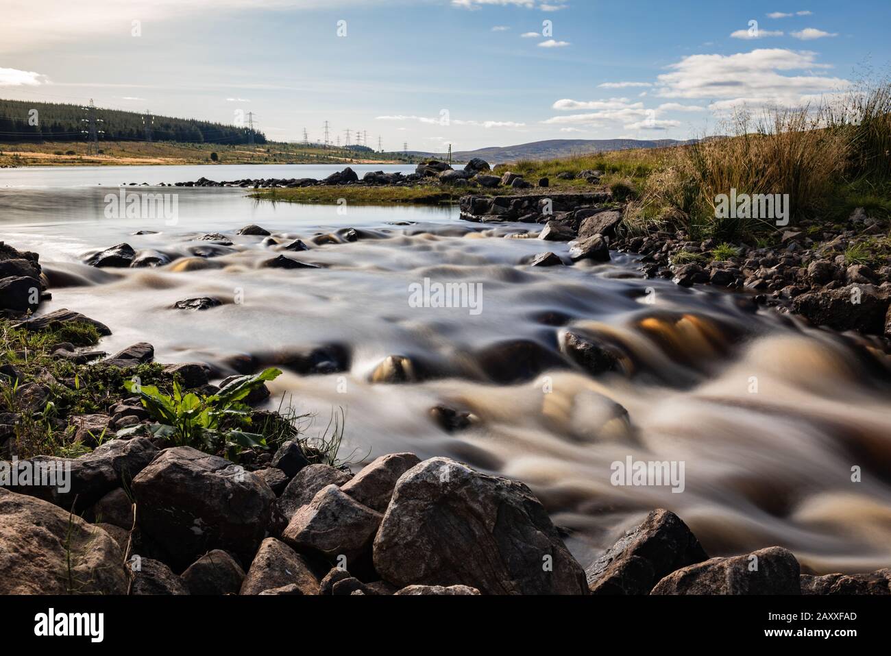 Loch Buidhe in Sutherland Stock Photo