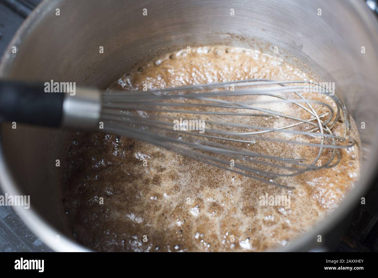 Gravy Whisk Stock Photo - Download Image Now - Bakery, Black Color