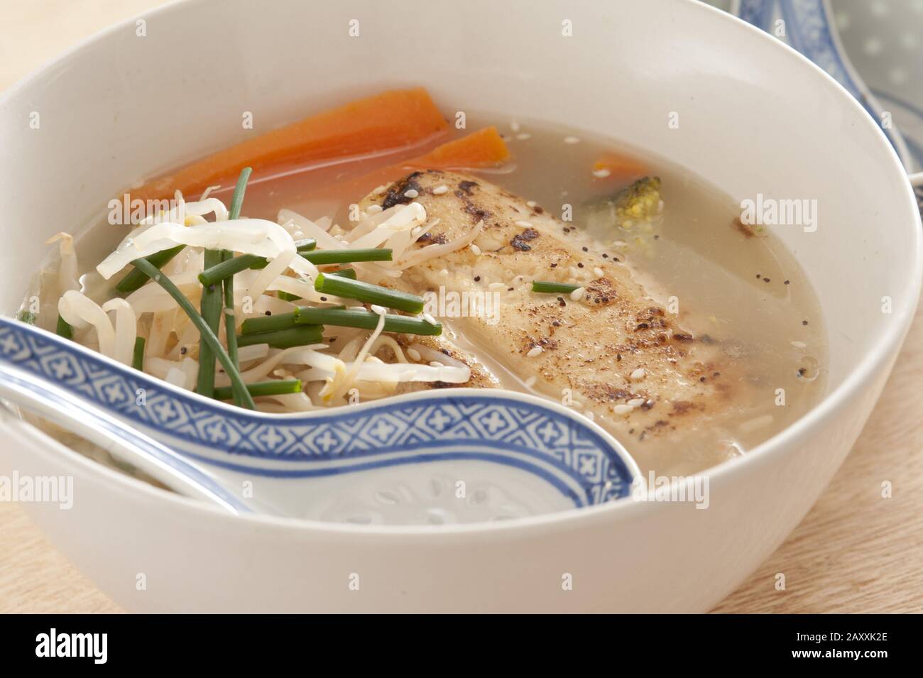 asian style fish broth made with milkfish Stock Photo Alamy