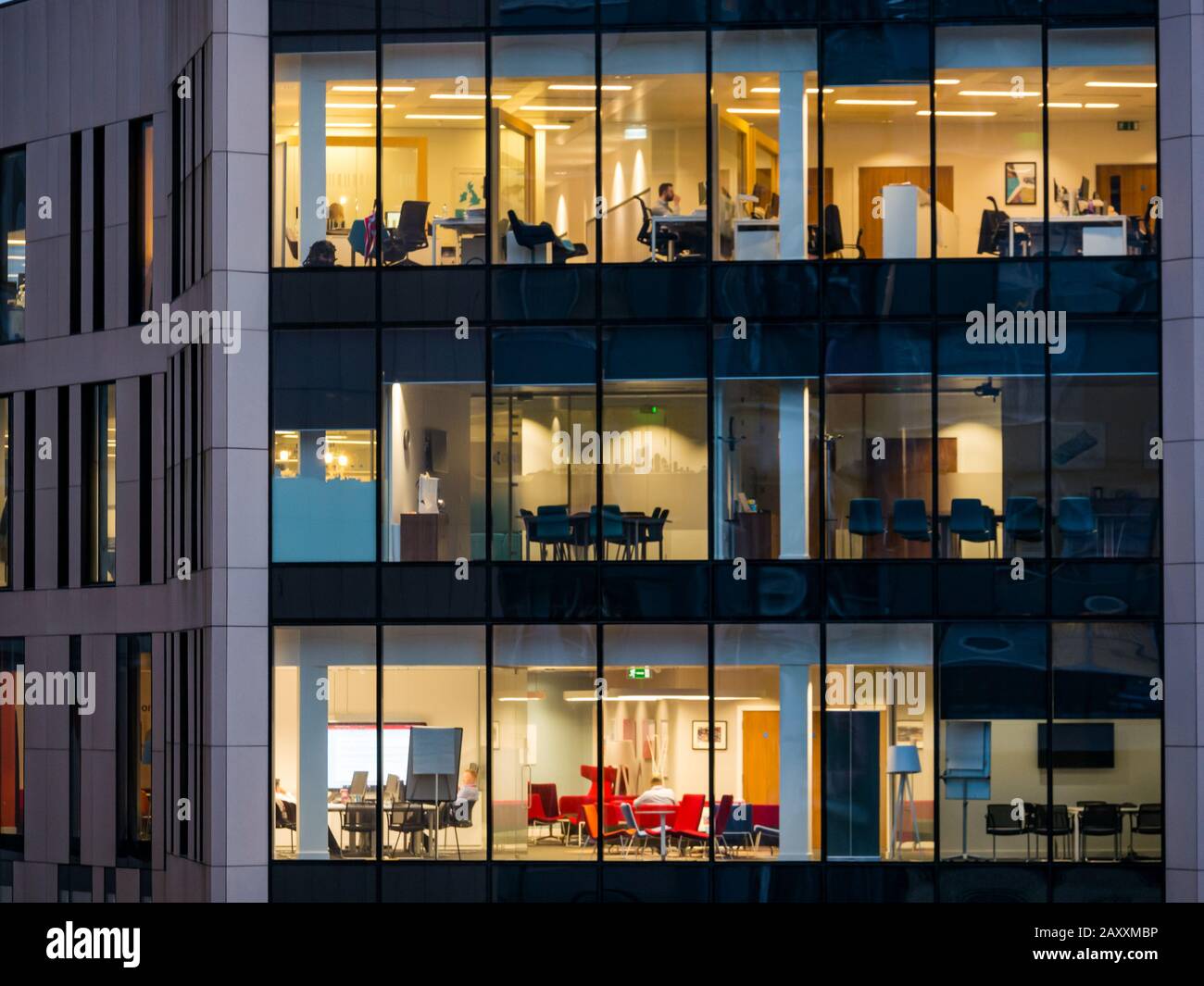 Office building in glasgow scotland hires stock photography and images
