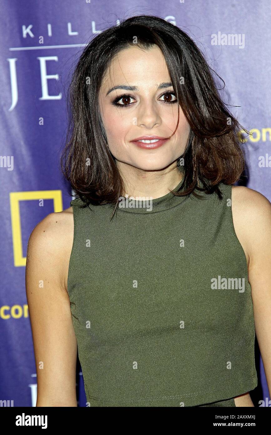 New York, NY, USA. 23 March, 2015. Stephanie Leonidas at the 'Killing Jesus' World Premiere at Alice Tully Hall at Lincoln Center. Credit: Steve Mack/Alamy Stock Photo