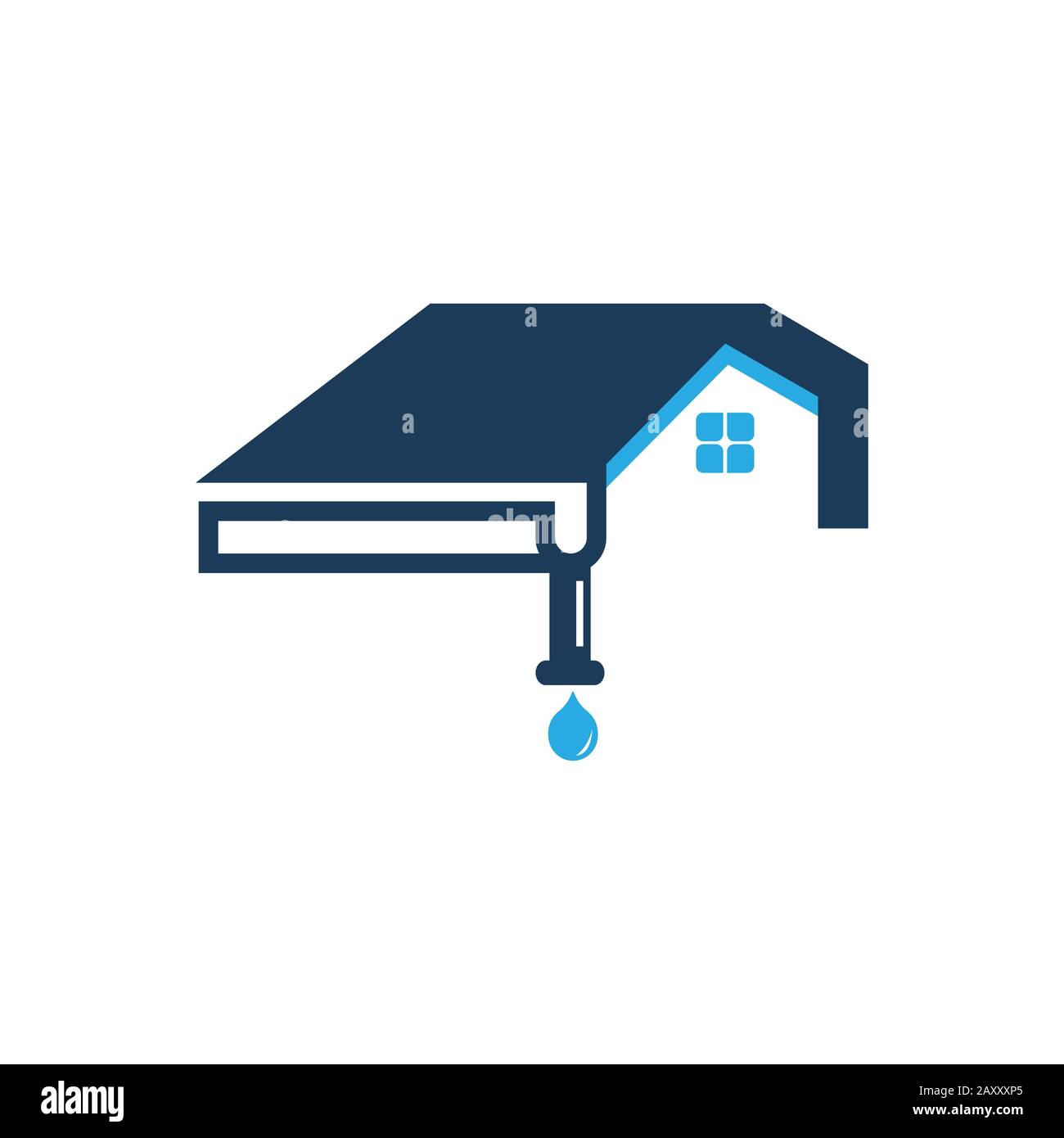 Rain gutter logo hires stock photography and images Alamy