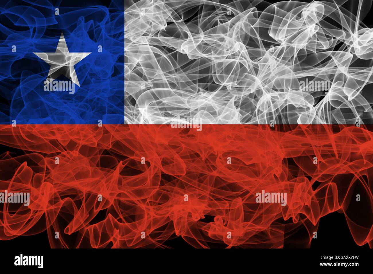 Chile Smoke Flag on Black Background, Chile flag Stock Photo - Alamy Chile Smoke Flag on Black Background, Chile flag Stock Photo - Alamy