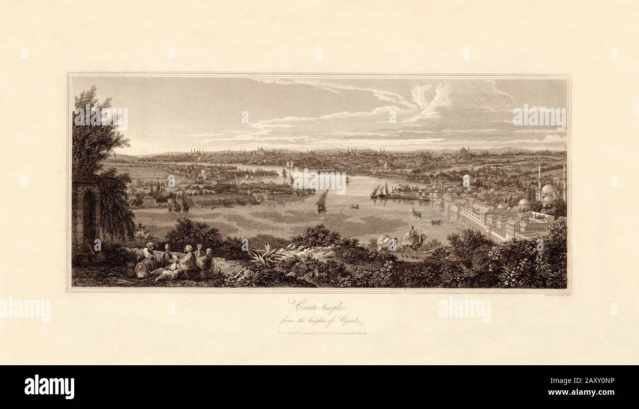 Constantinople 1811 Stock Photo