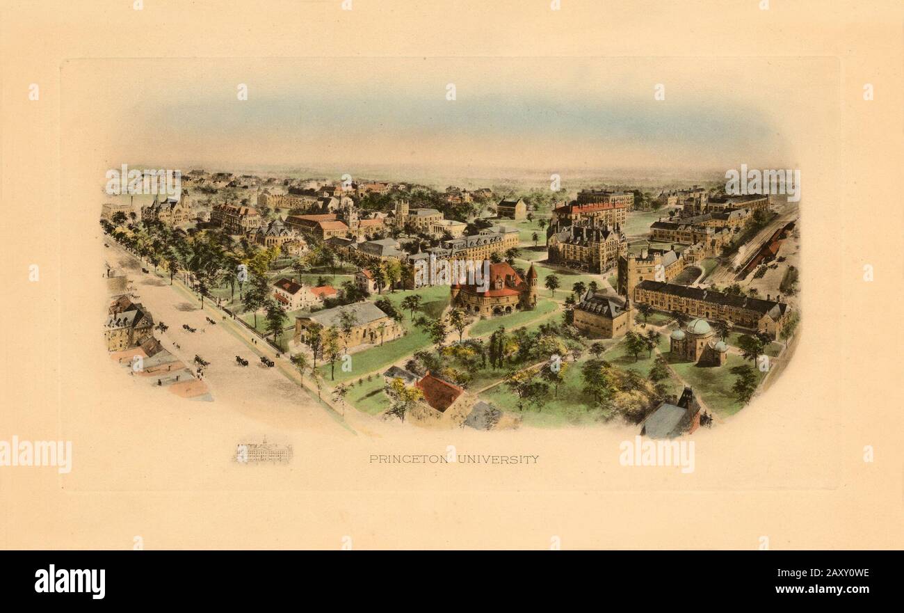 Princeton 1913 Stock Photo