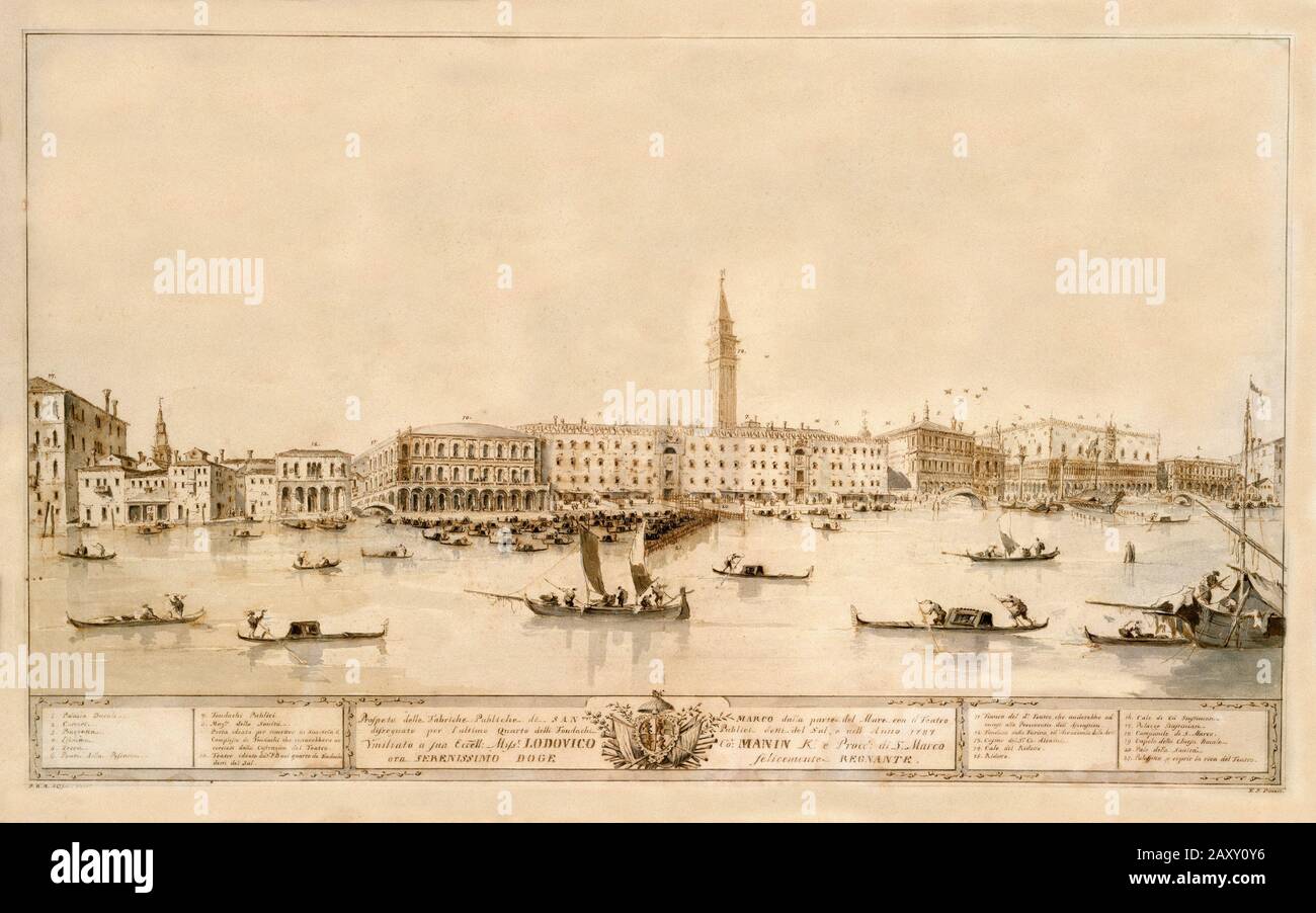 Venice 1780 hi-res stock photography and images - Alamy