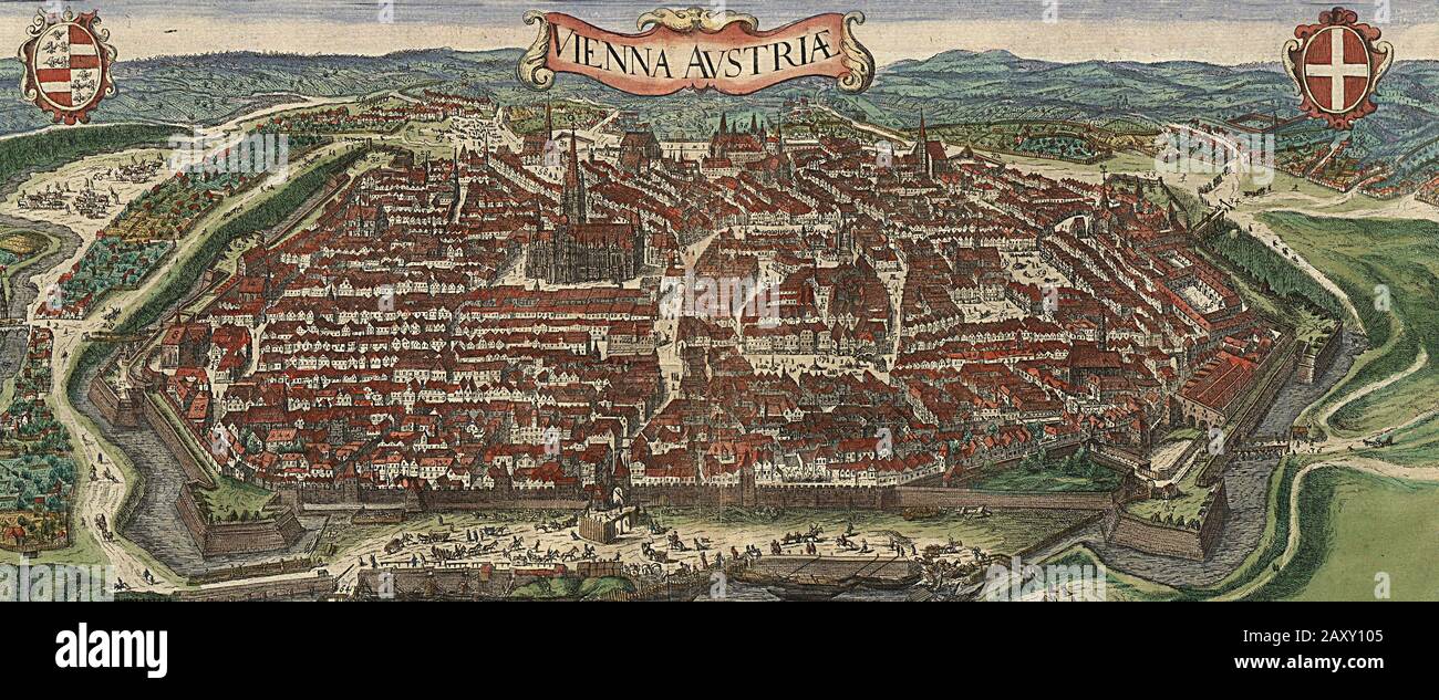 Vienna 1548 Stock Photo