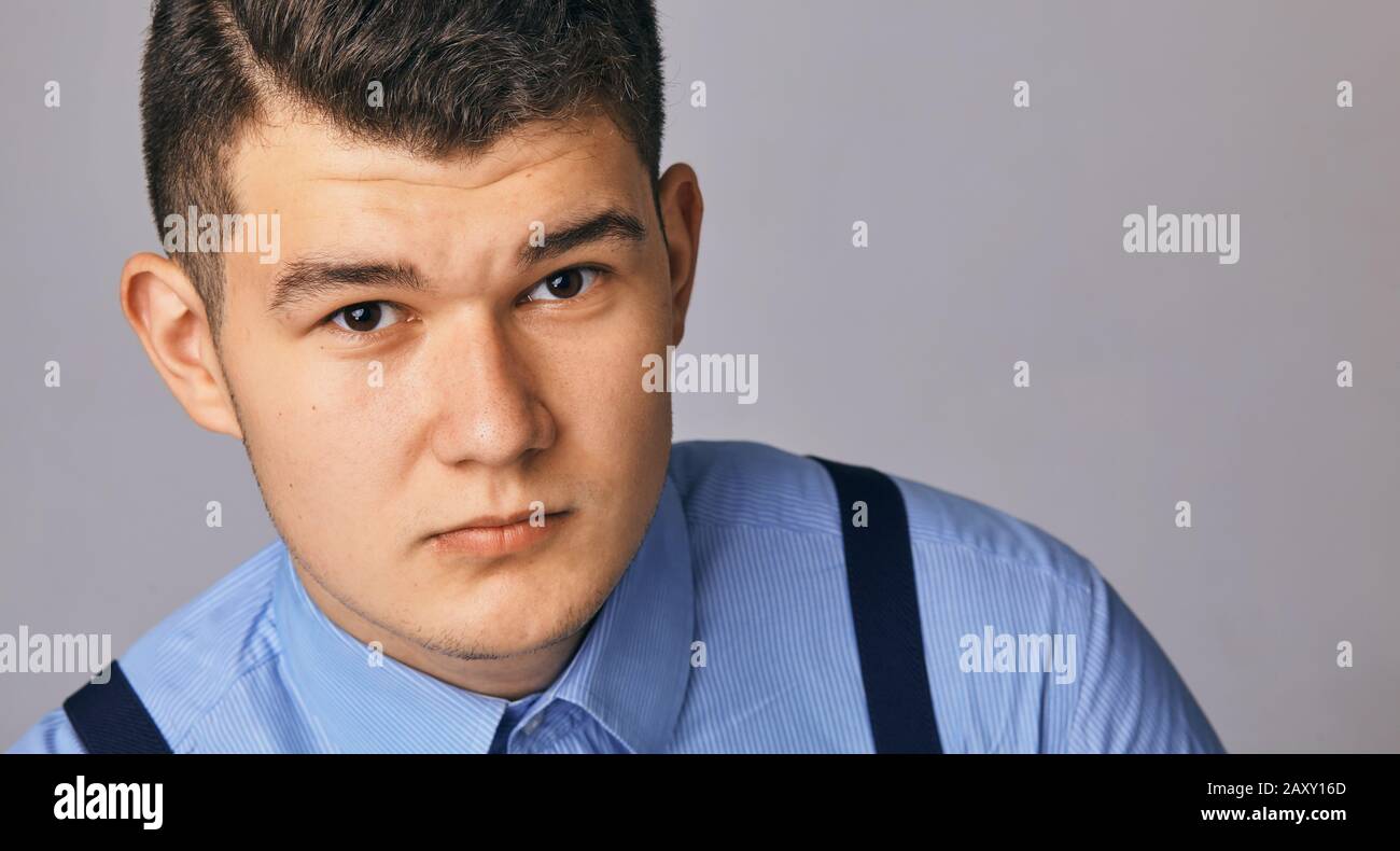 Portrait of a handsome businessman Stock Photo - Alamy