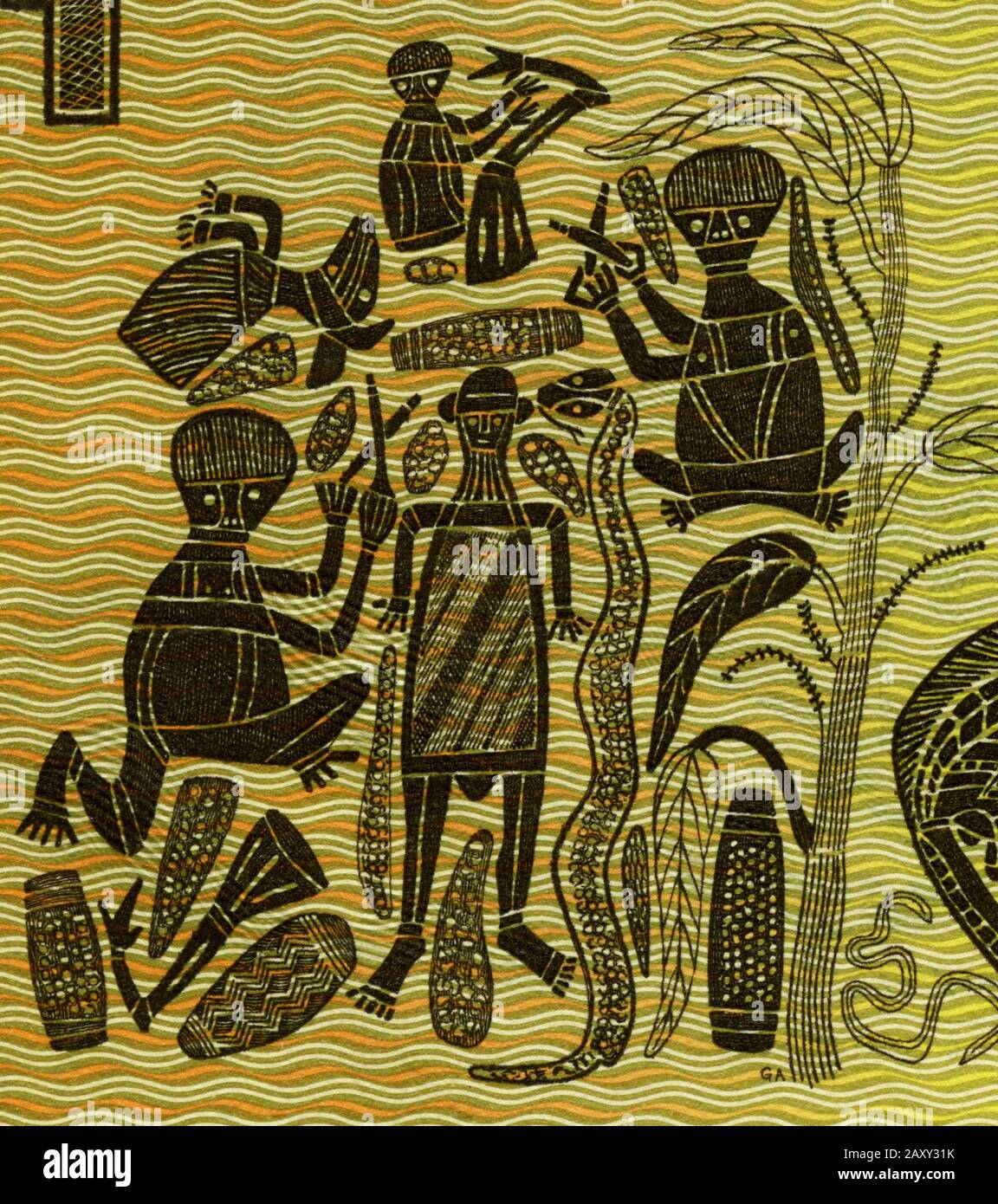 Aboriginal art snake hi-res stock photography and images - Alamy