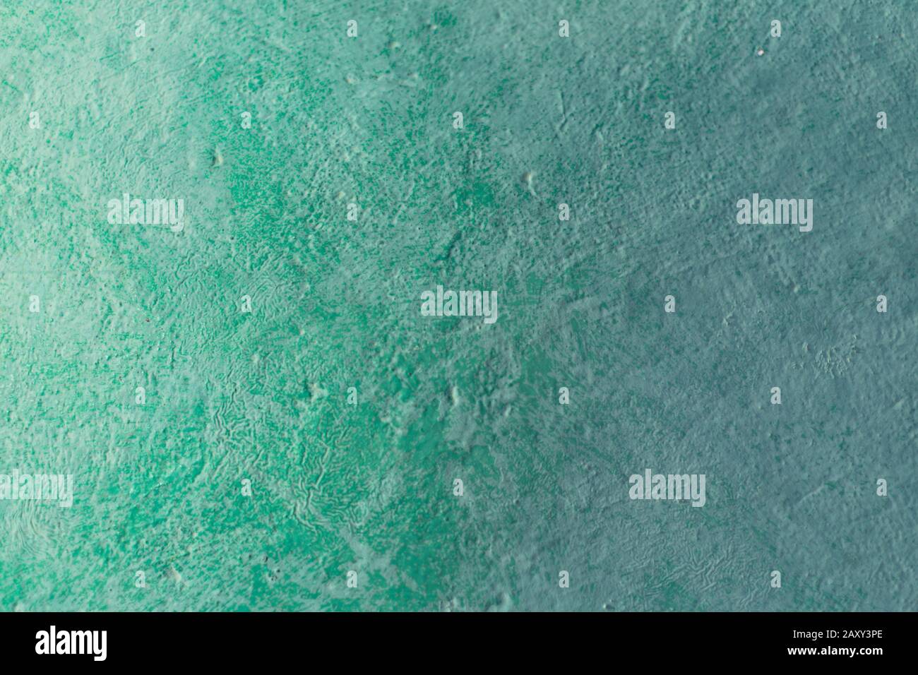 Empty graded emerald surface backdrop or background for text. Stock Photo