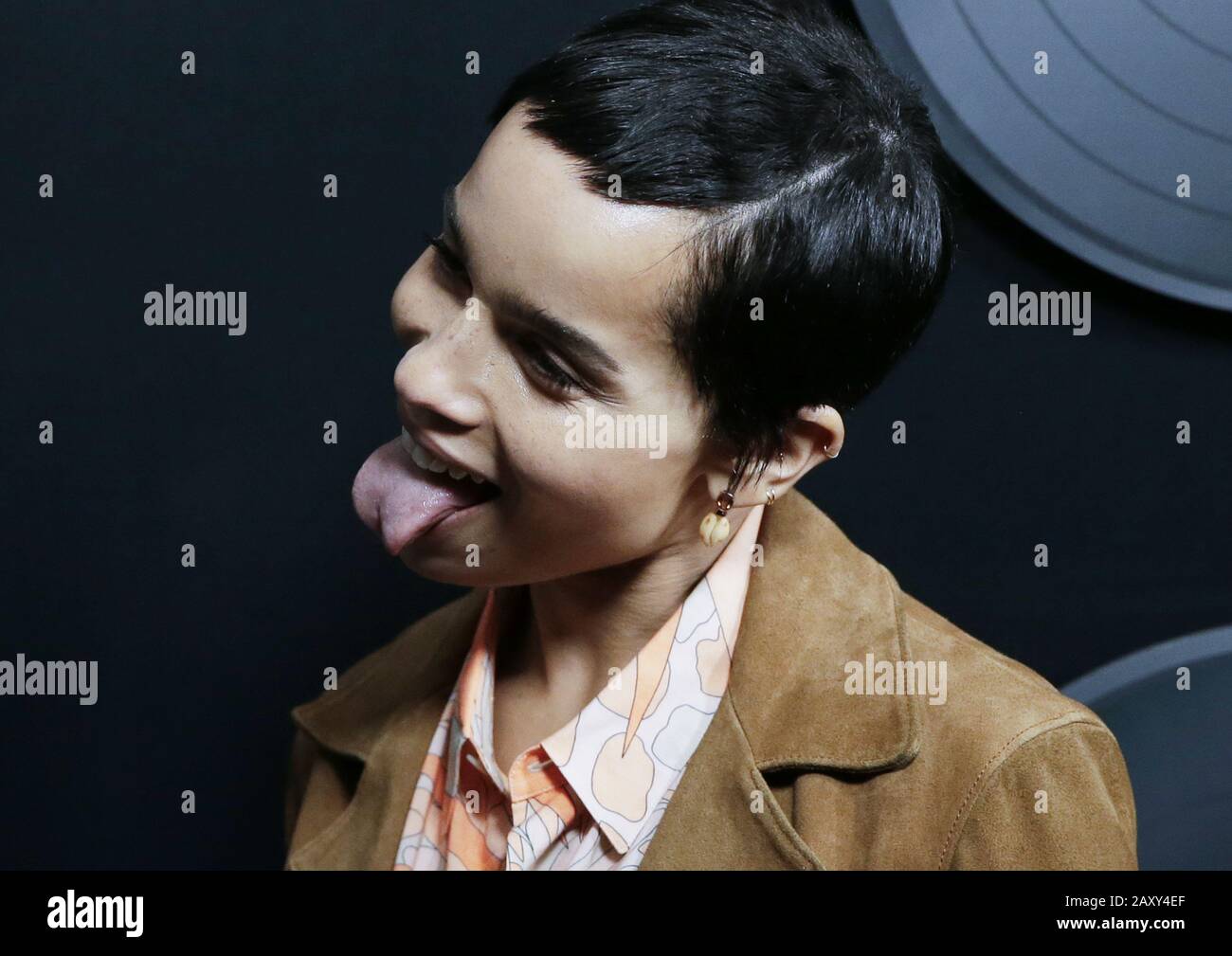 New York, United States. 13th Feb, 2020. Zoe Kravitz arrives on the red carpet at the 'High Fidelity' New York Premiere at The Metrograph on Thursday, February 13, 2020 in New York City. Photo by John Angelillo/UPI Credit: UPI/Alamy Live News Stock Photo