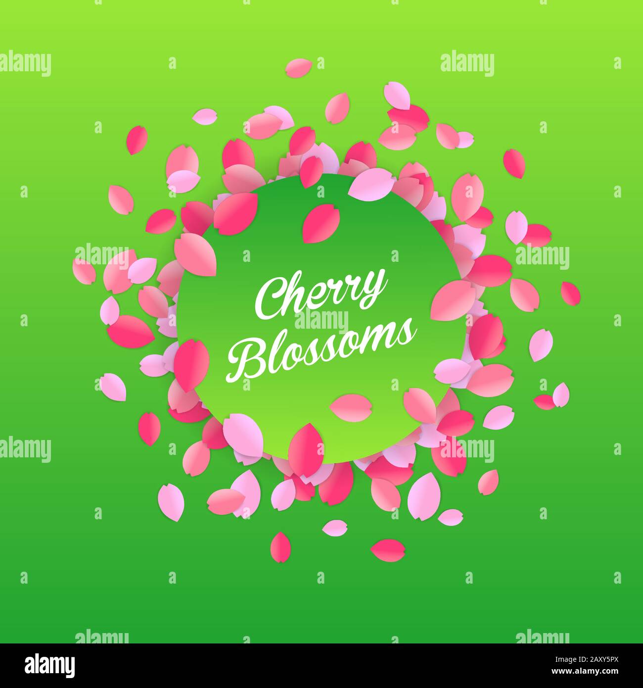 Chinese cherry blossom Stock Vector Images Alamy