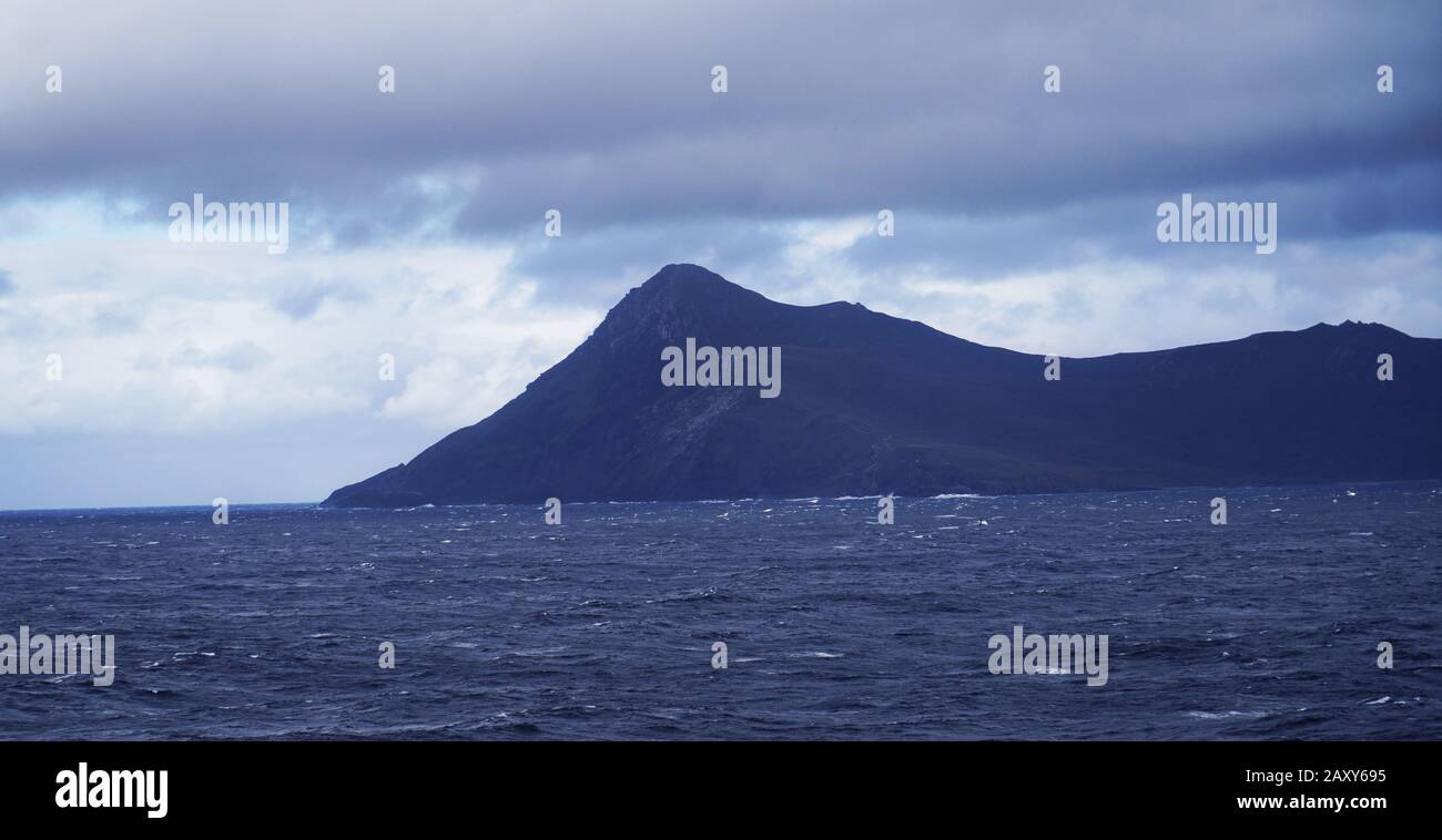 The area around Cape Horn, the Southern tip of South America. Photo by Dennis Brack Stock Photo