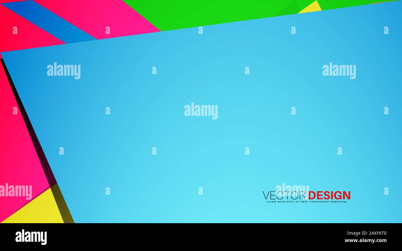 Vector material design background. The concept of creative abstract graphic layout Stock Vector