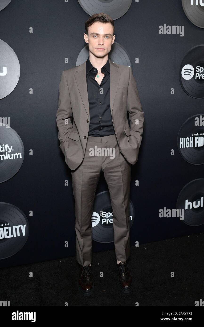 New York, USA. 13th Feb, 2020. Thomas Doherty attends Hulu's New York Premiere of “High Fidelity” at Metrograph in New York, NY, February 13, 2020. (Photo by Anthony Behar/Sipa USA) Credit: Sipa USA/Alamy Live News Stock Photo