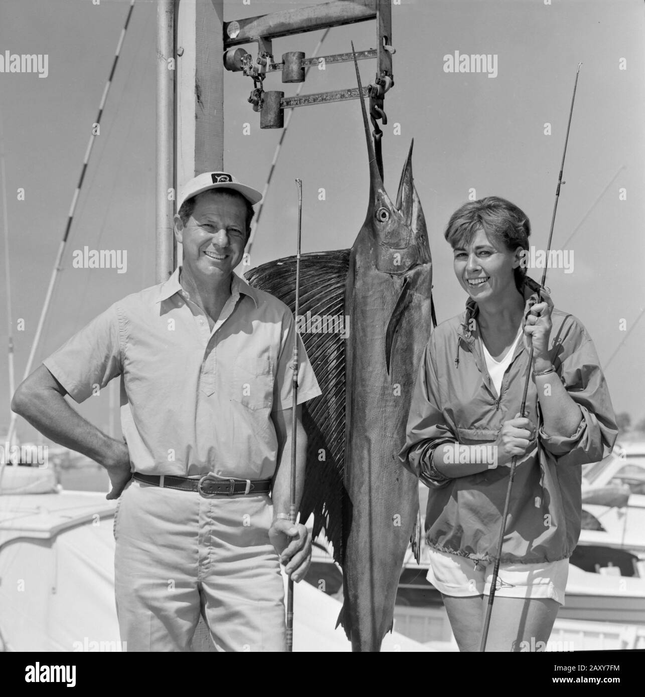 Deep fishing Black and White Stock Photos & Images - Alamy