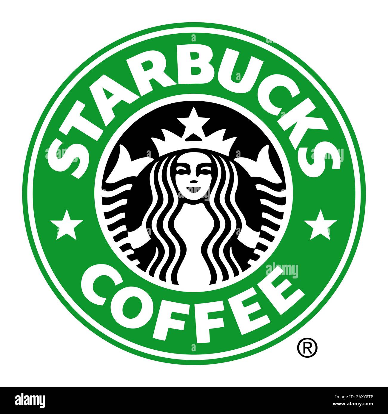 Starbucks Coffee logo Stock Photo