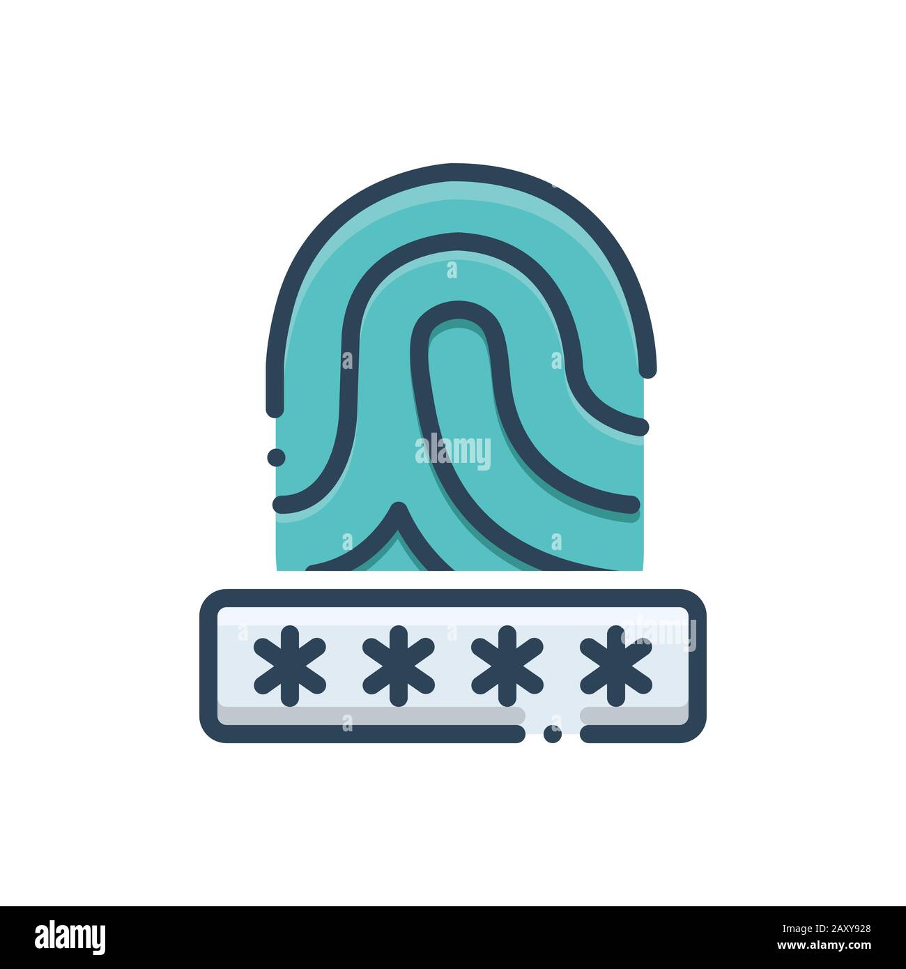 Illustration for Password Stock Vector Image & Art - Alamy