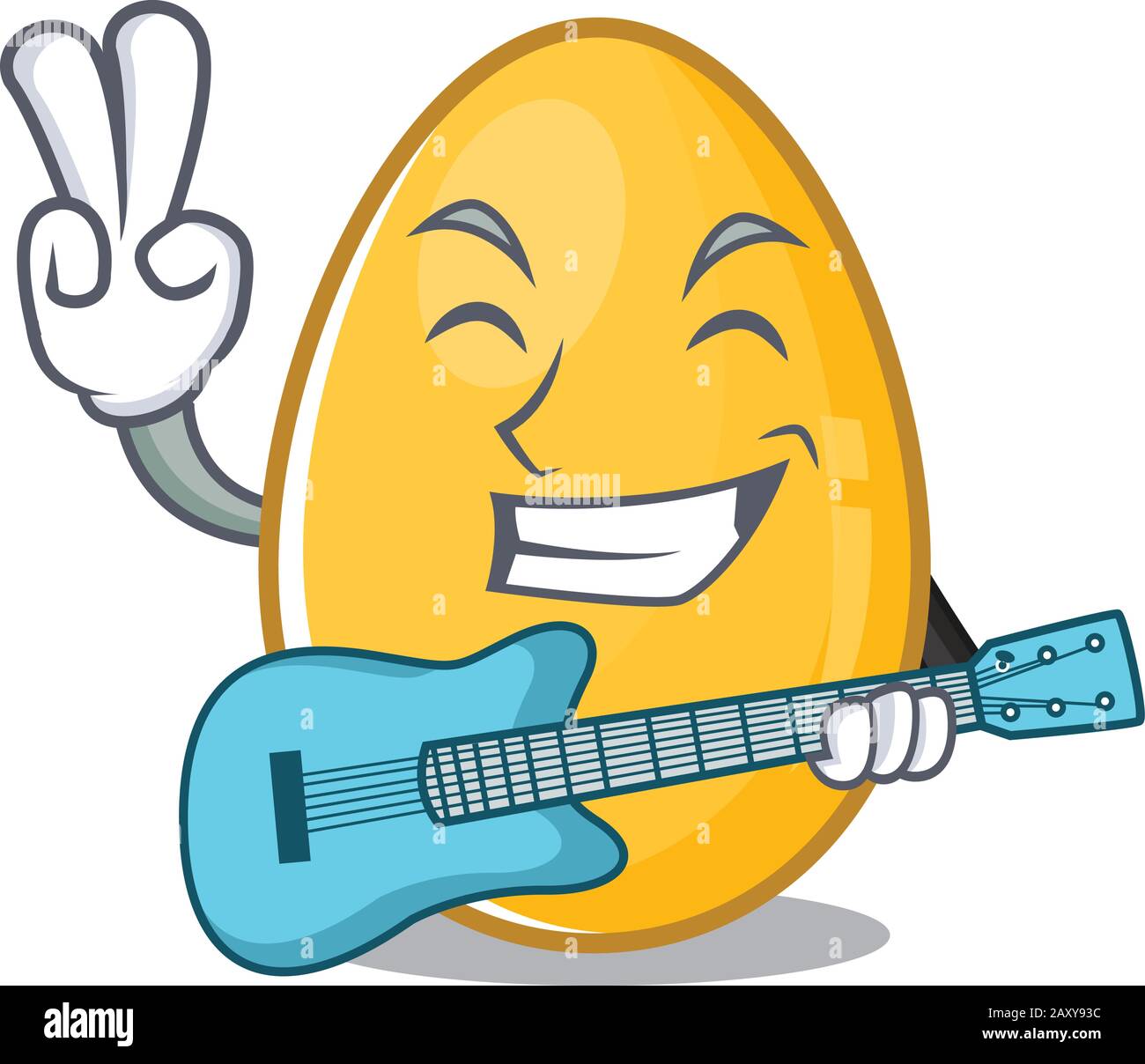 A picture of golden egg playing a guitar Stock Vector Image & Art - Alamy