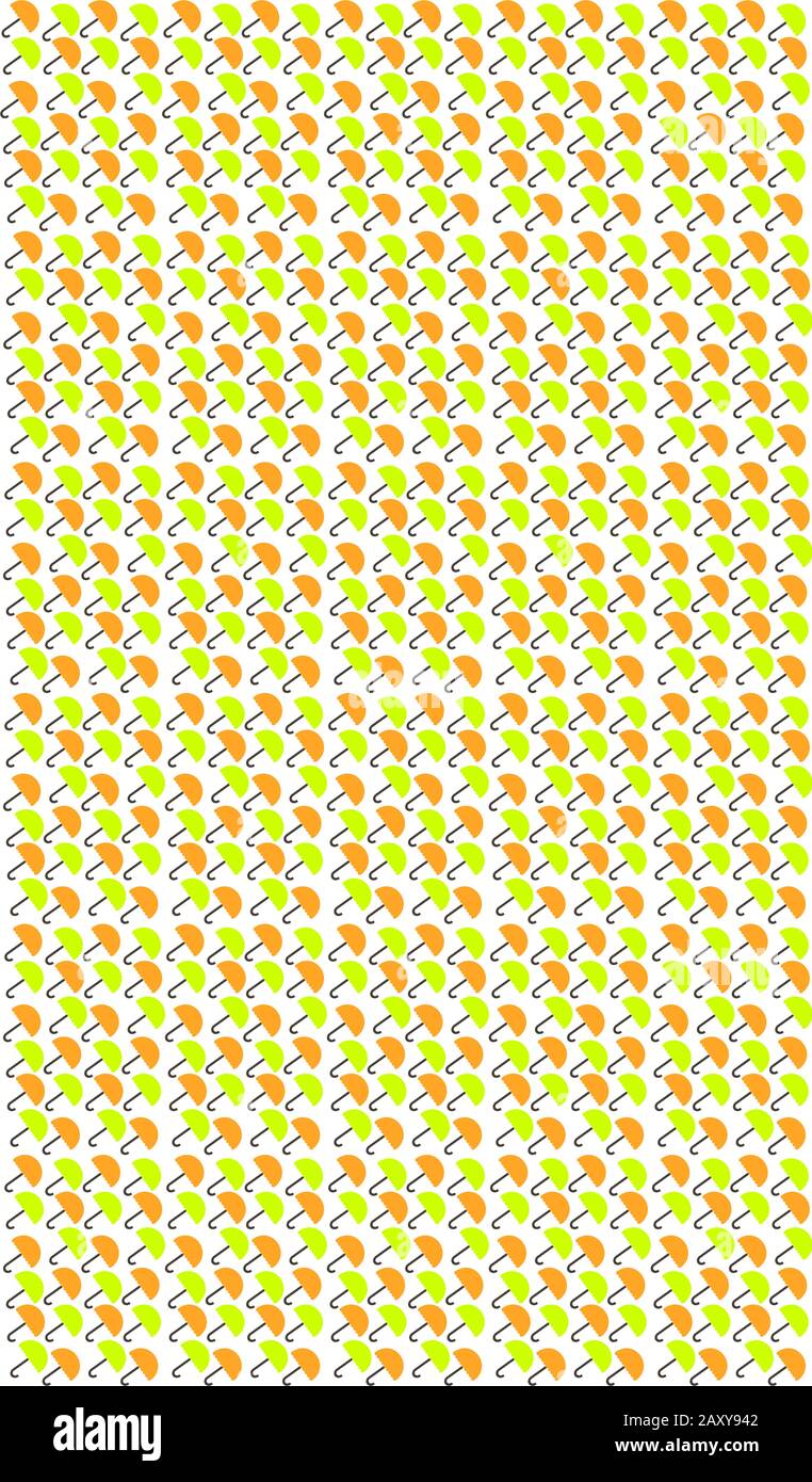 umbrella seamless pattern vector drawing Stock Photo