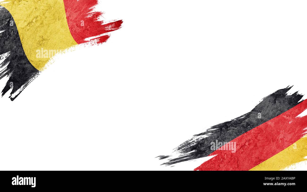 Belgium Flag Vs German Flag