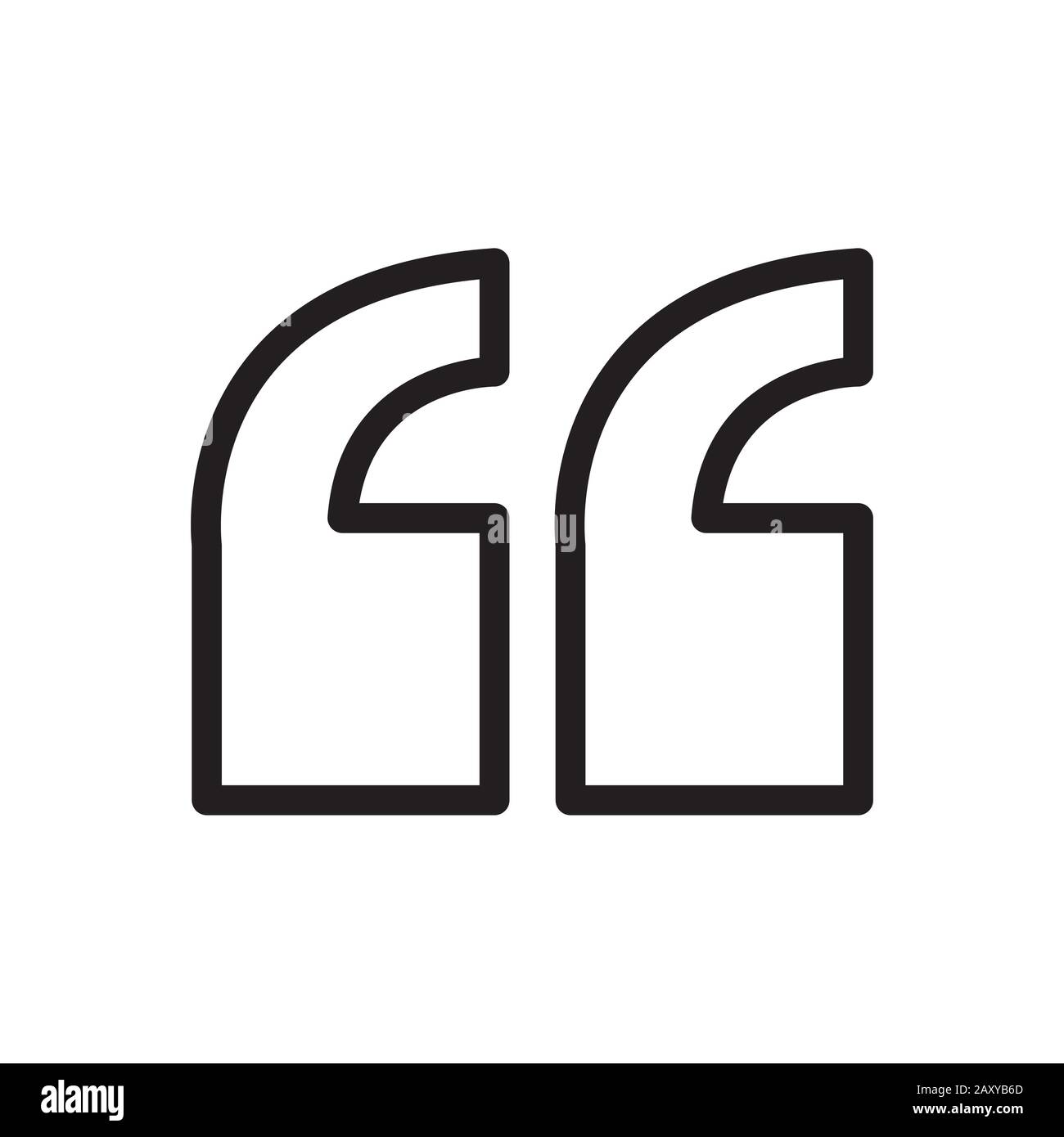 quotation icon illustration Stock Vector Image & Art Alamy