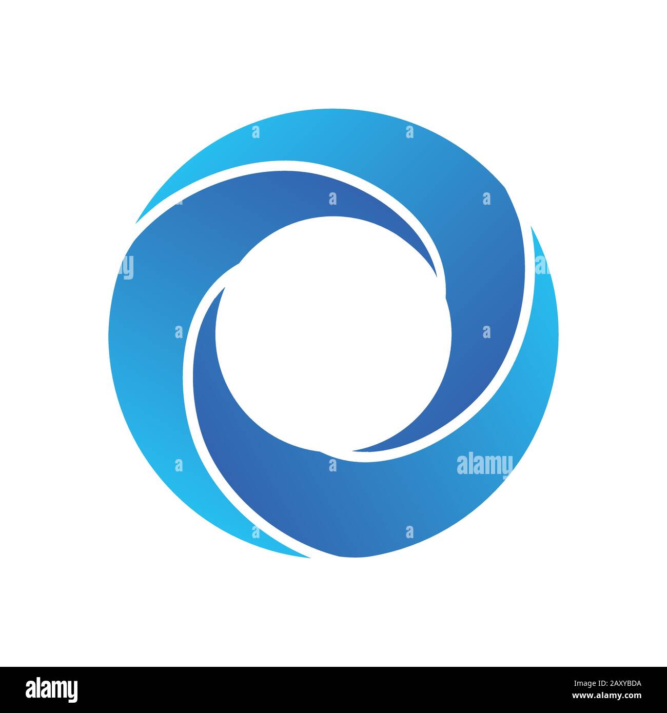 wave / whirlpool logo icon illustration Stock Vector