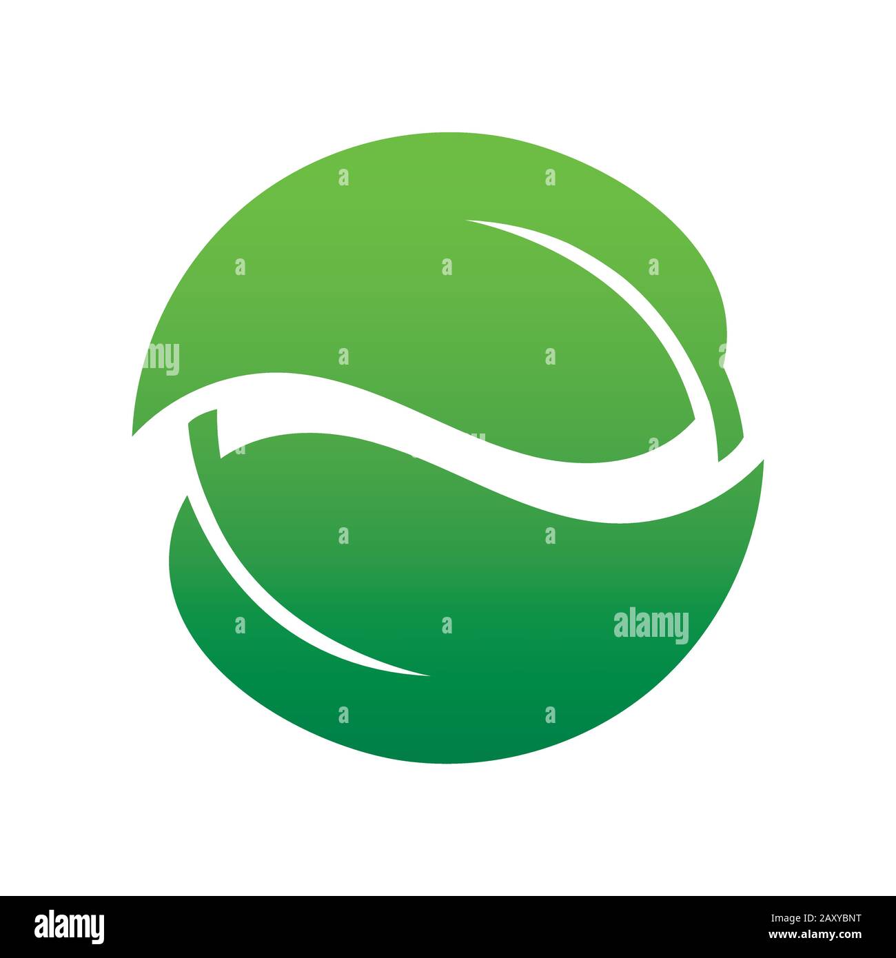 Image of green leaf Stock Vector Images - Alamy
