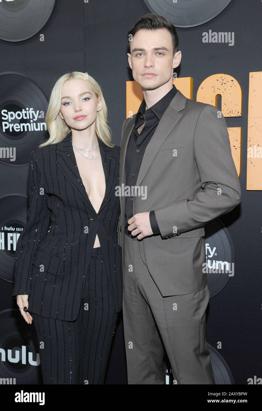 New York New York Usa 13th Feb 2020 Dove Cameron And Thomas Doherty Attends The High Fidelity New York Premiere At The Metrograph On February 13 2020 In New York City Credit
