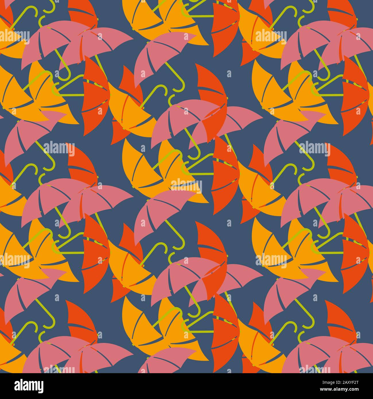 umbrella seamless pattern vector drawing Stock Photo Alamy