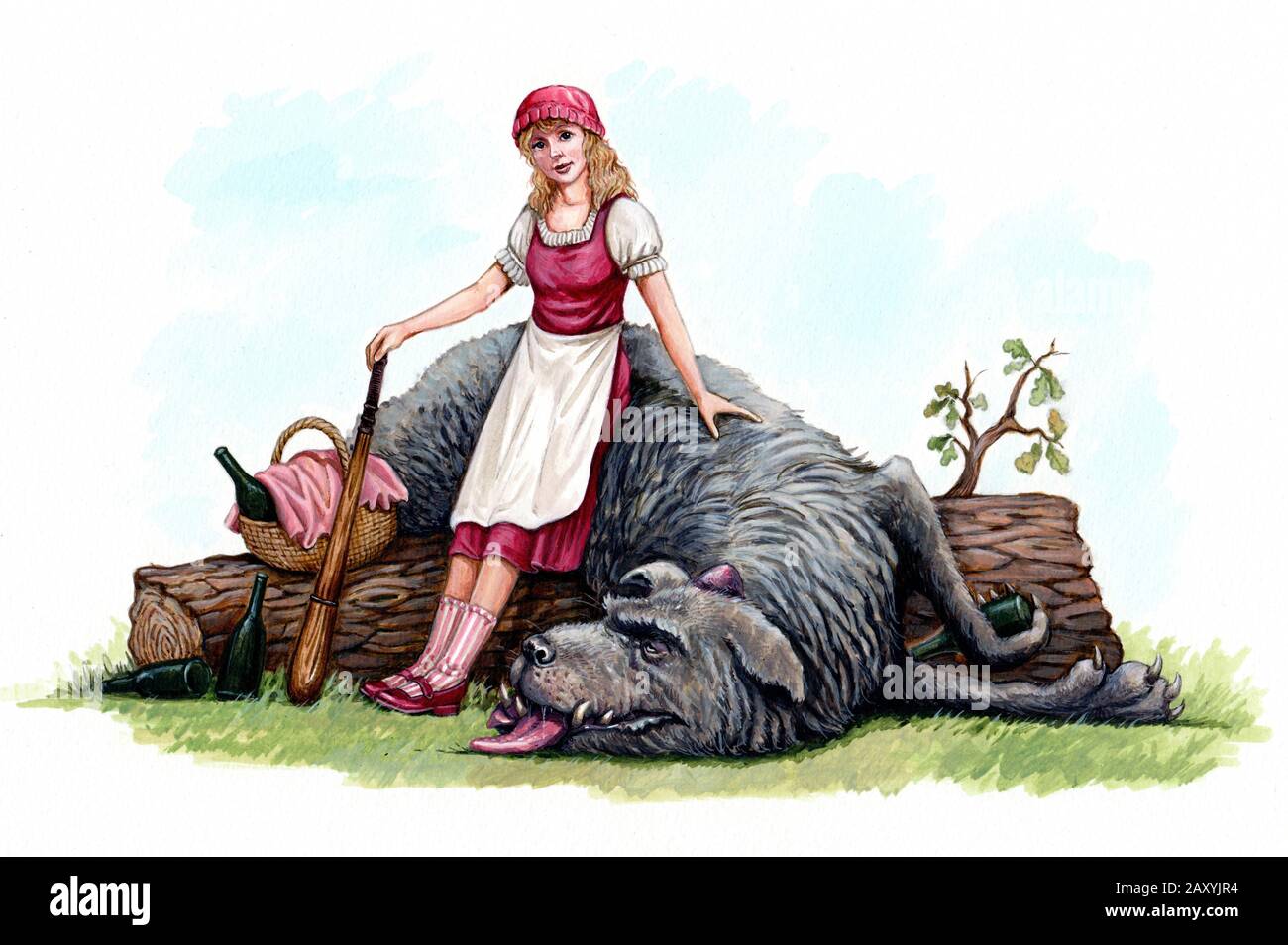 Red Cap Riding Hood High Resolution Stock Photography And Images Alamy