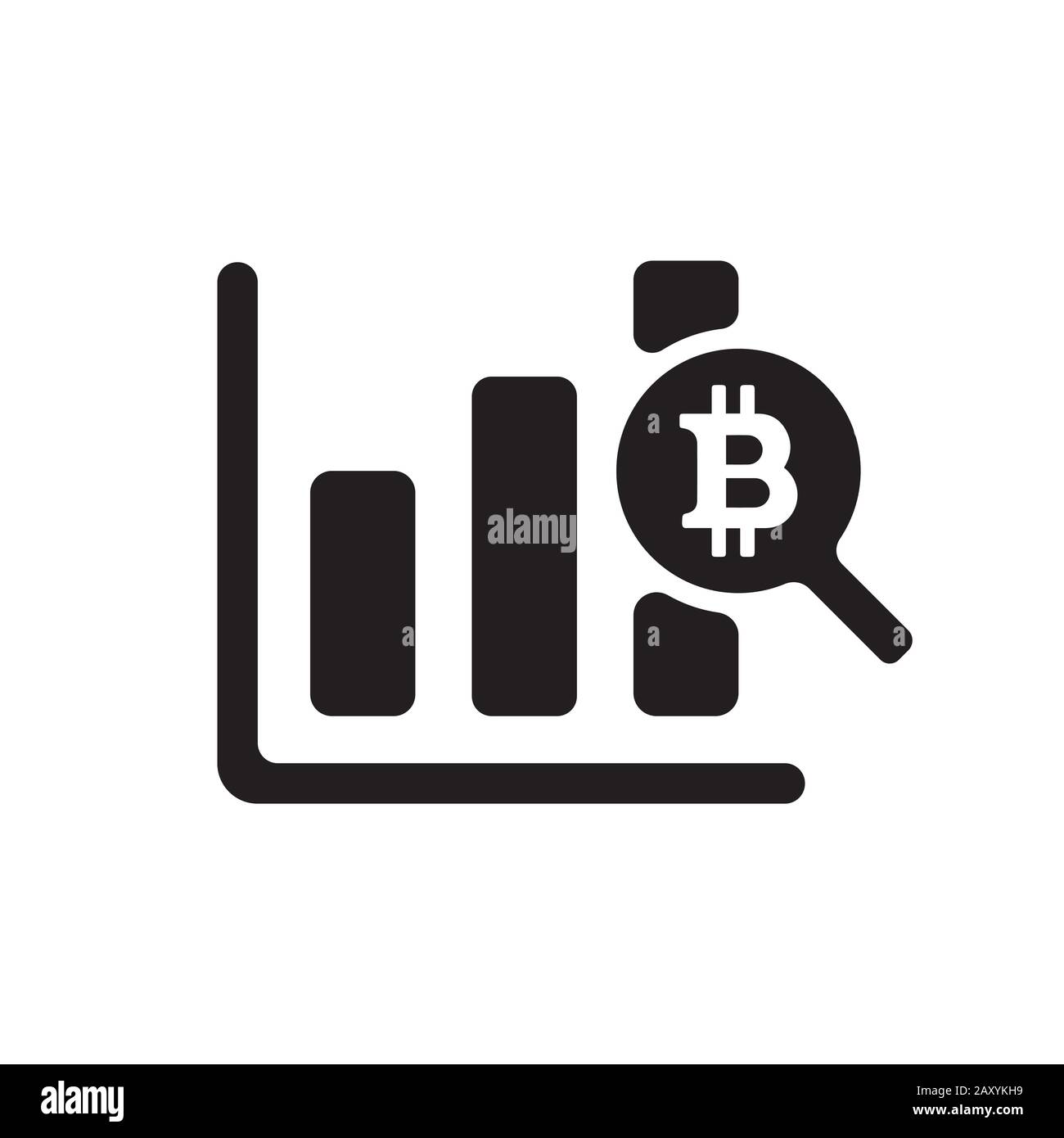 bitcoin vector icon illustration Stock Vector Image & Art - Alamy