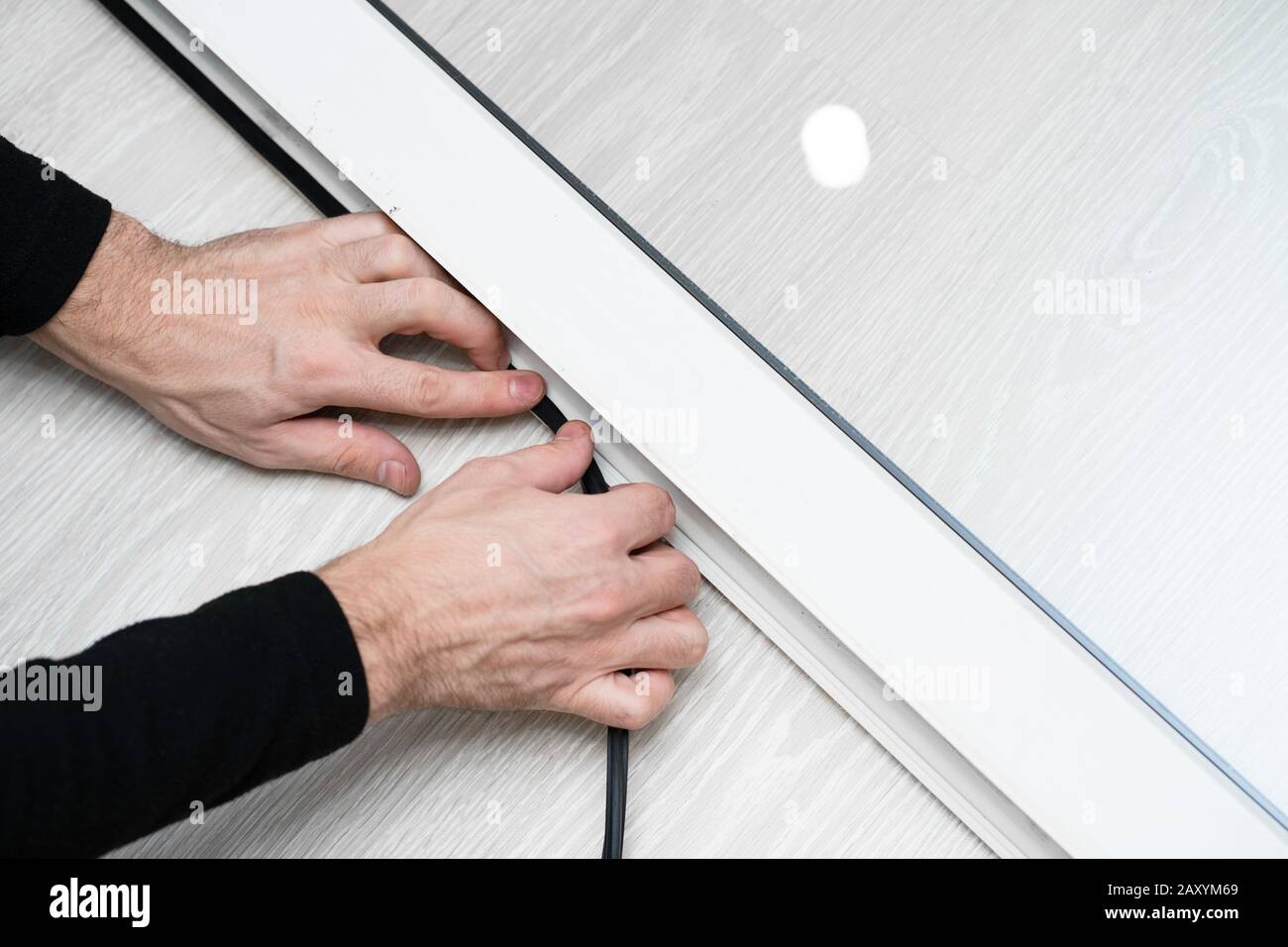 Professional master at repair and installation of windows, changes