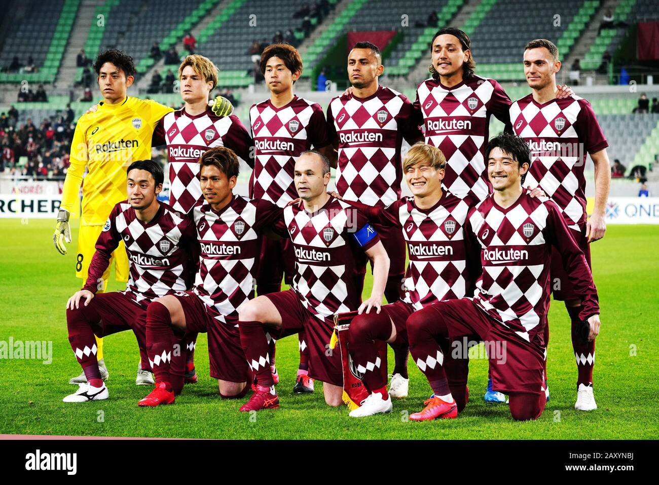Kobe Japan 12th Feb Vissel Kobe Team Group Line Up February 12 Football Soccer Afc Champions League Group G Match Between Vissel Kobe 5 1 Johor Darul Ta Zim S At Noevir