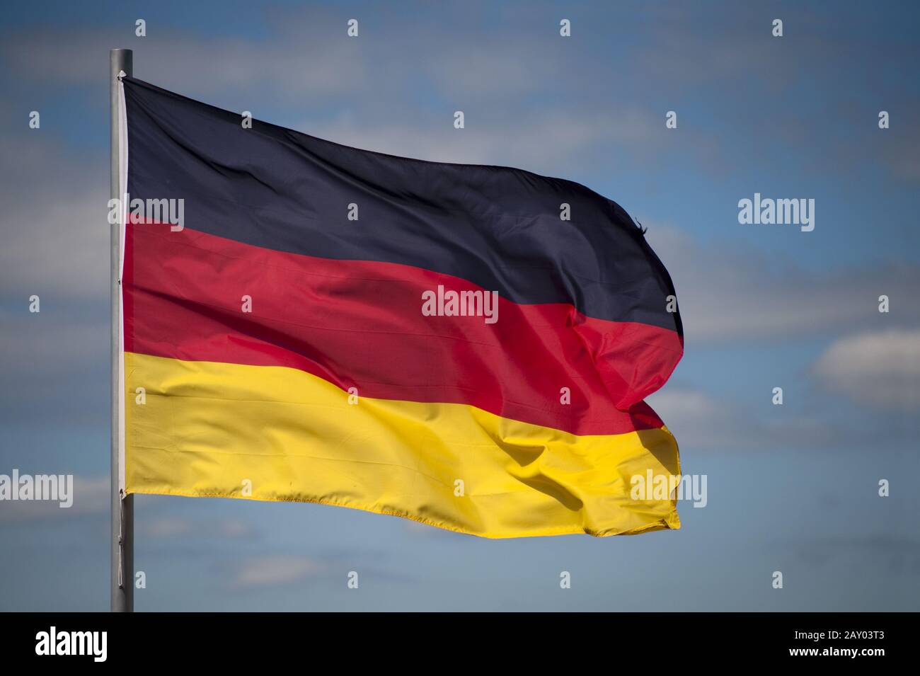 Flag Federal Republic of Germany Stock Photo