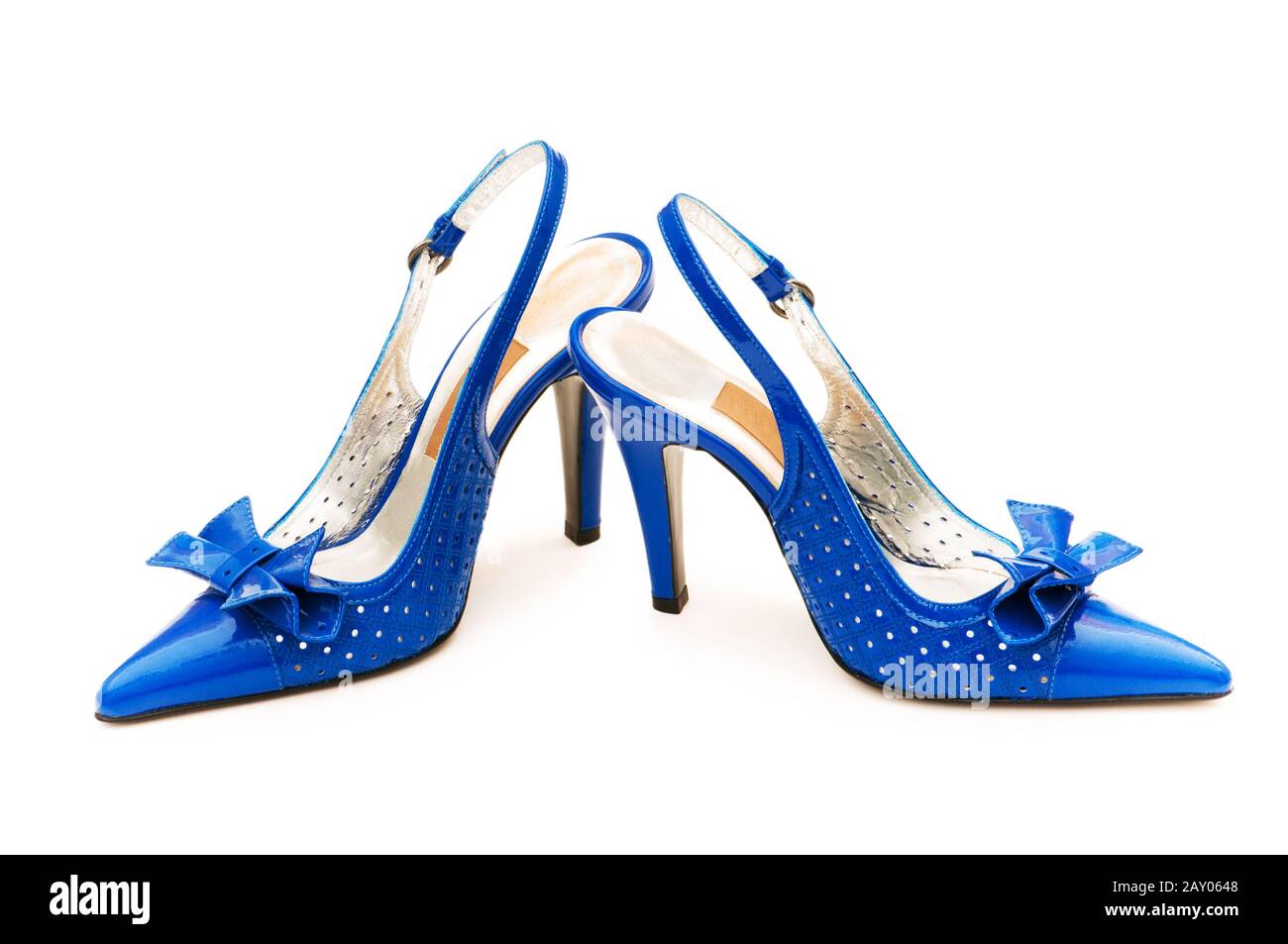 Woman shoes isolated on the white background Stock Photo - Alamy