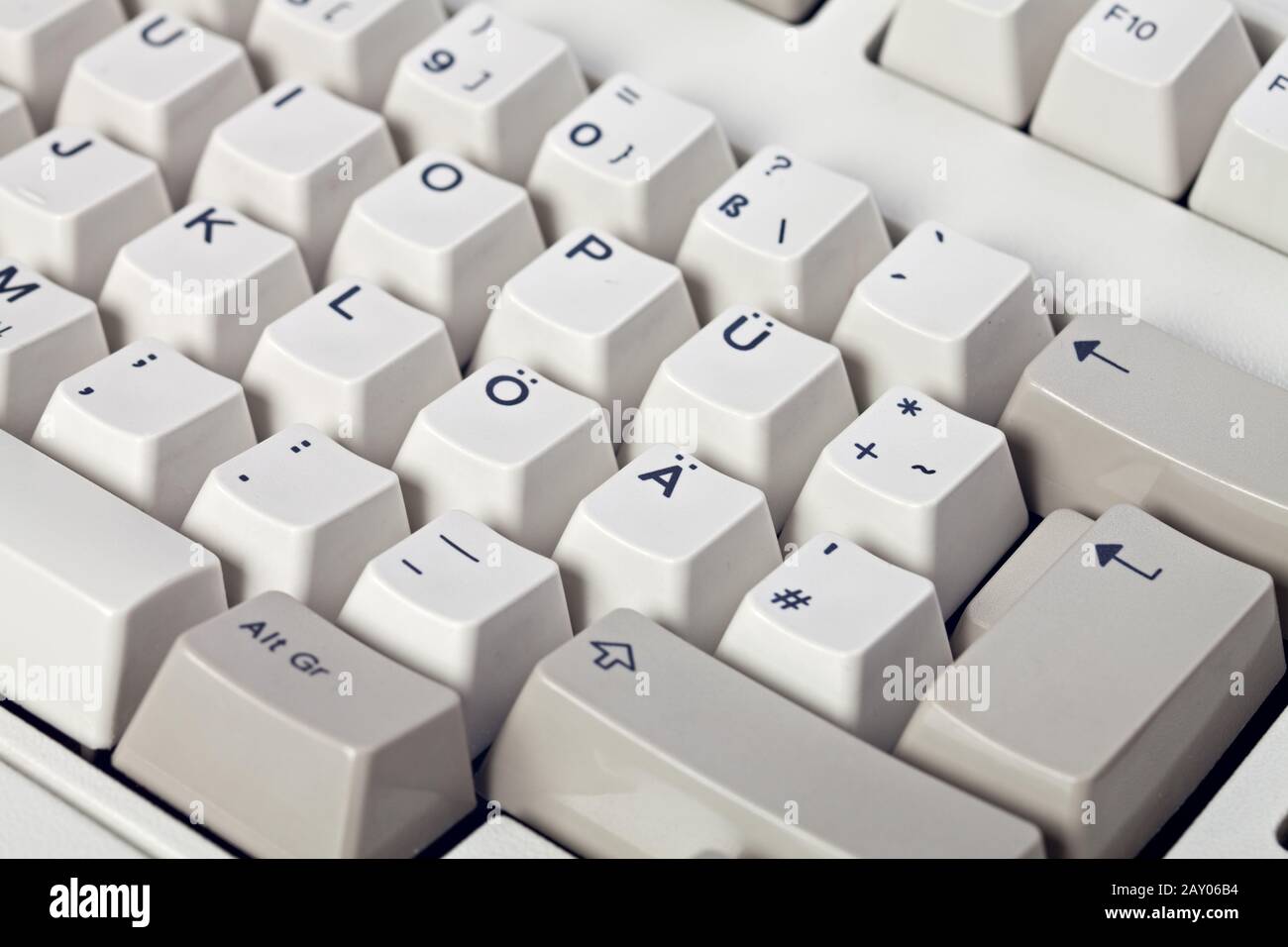 Detail of an old computer keyboard Stock Photo Alamy