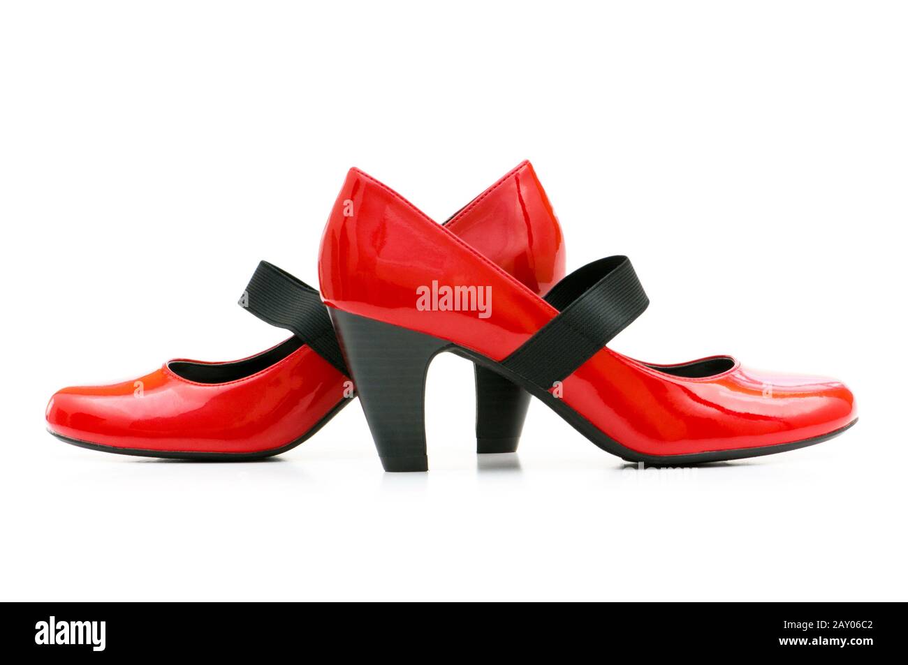 Woman shoes isolated on the white background Stock Photo - Alamy