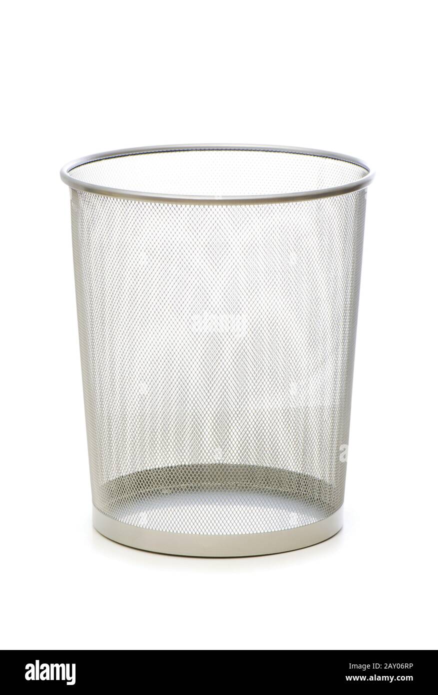 Garbage bin isolated on the white background Stock Photo - Alamy