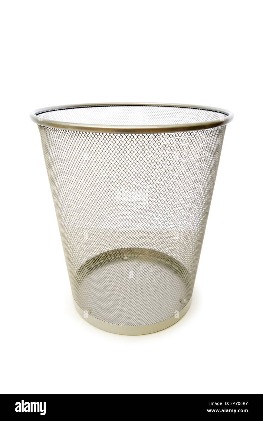 Garbage bin isolated on the white background Stock Photo - Alamy