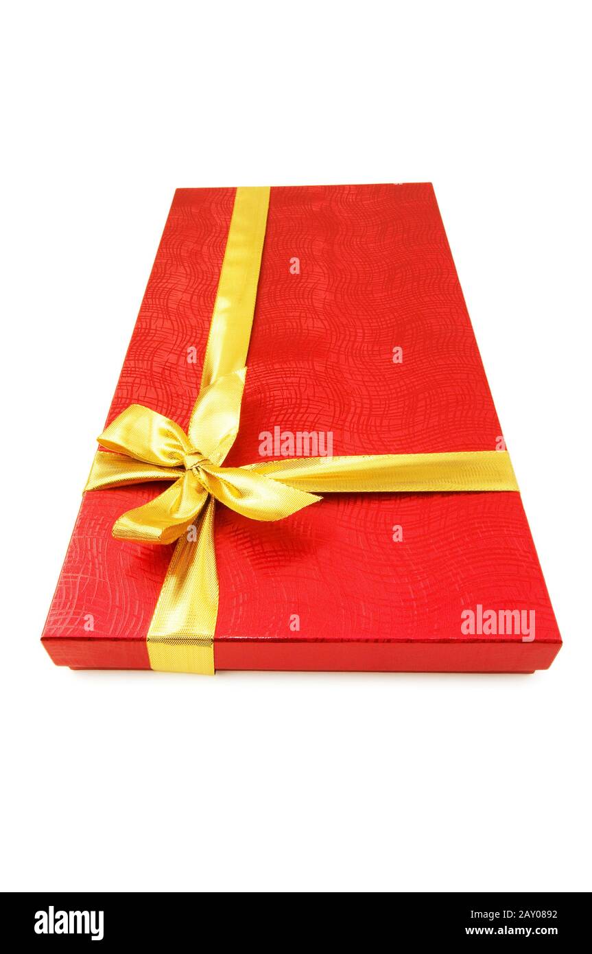 Gift boxes isolated on the white background Stock Photo - Alamy