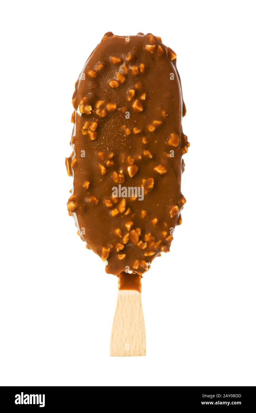 Ice cream isolated on the white background Stock Photo - Alamy