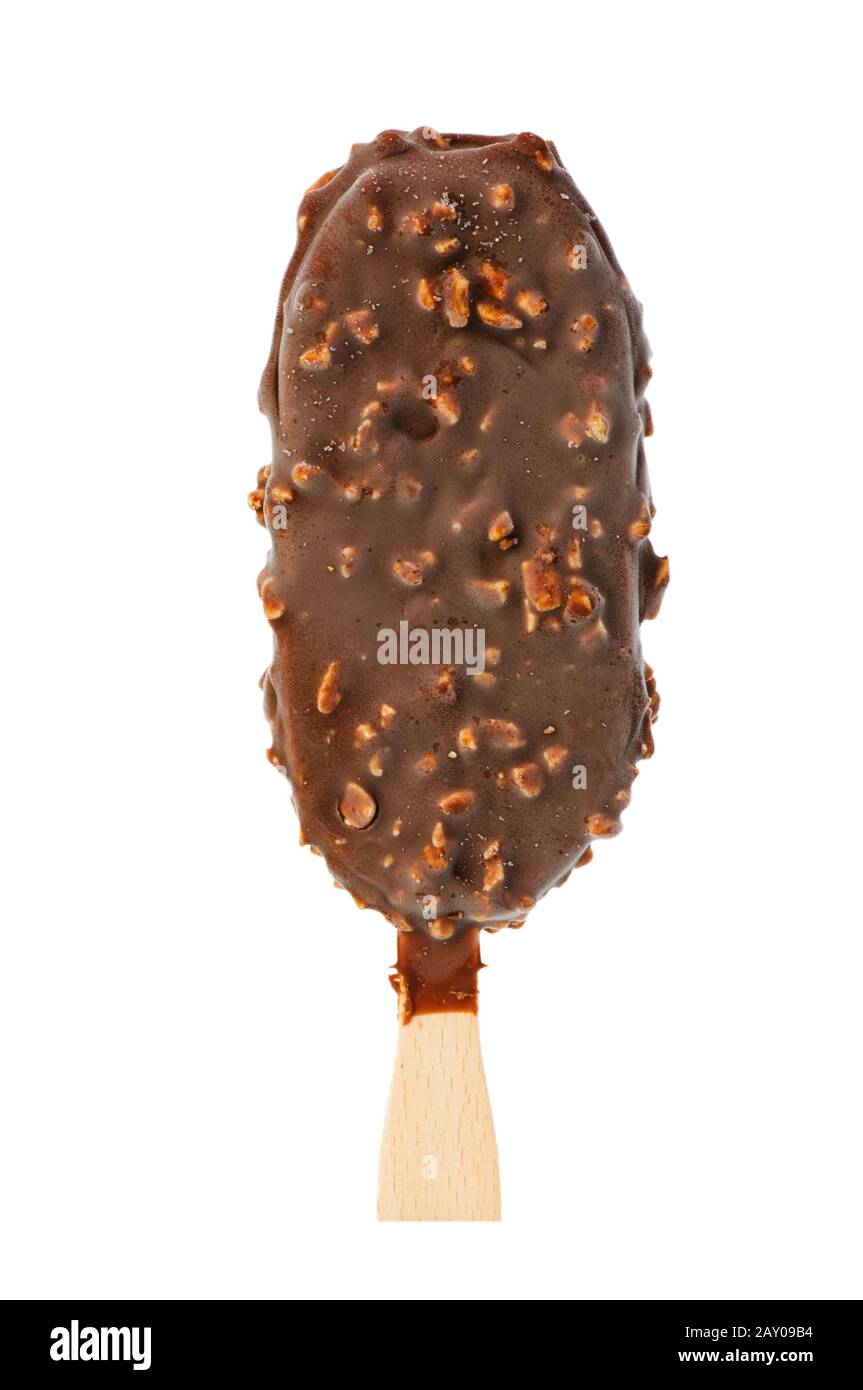 Ice cream isolated on the white background Stock Photo - Alamy