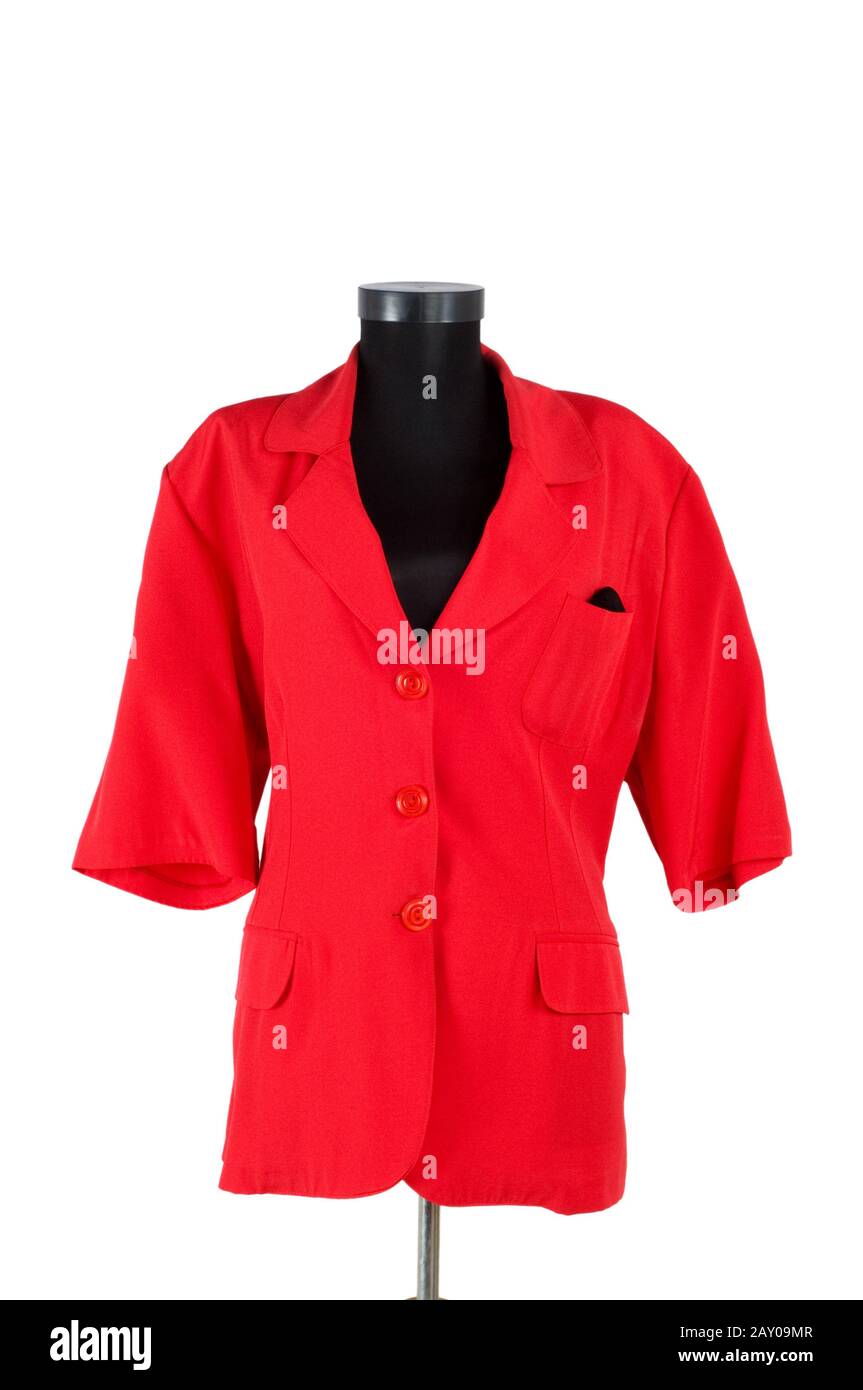 Stylish jacket isolated on the white background Stock Photo - Alamy