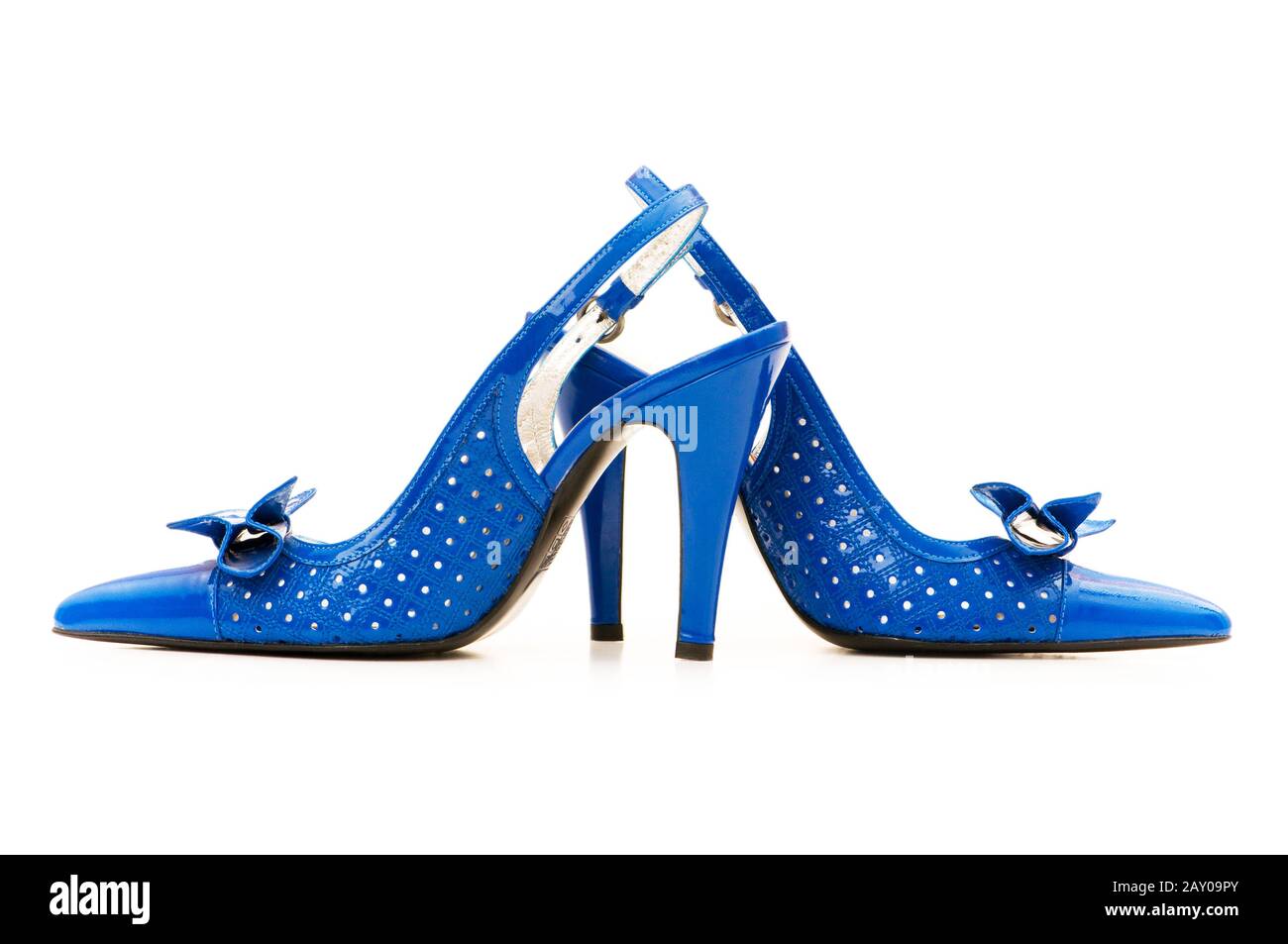 Woman shoes isolated on the white background Stock Photo - Alamy